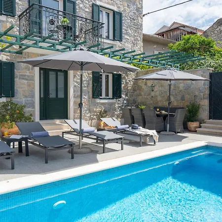 New Filipetti In Center, 4 En-suite Bedrooms Charming Stone House, Heated Private Pool, 600m From *