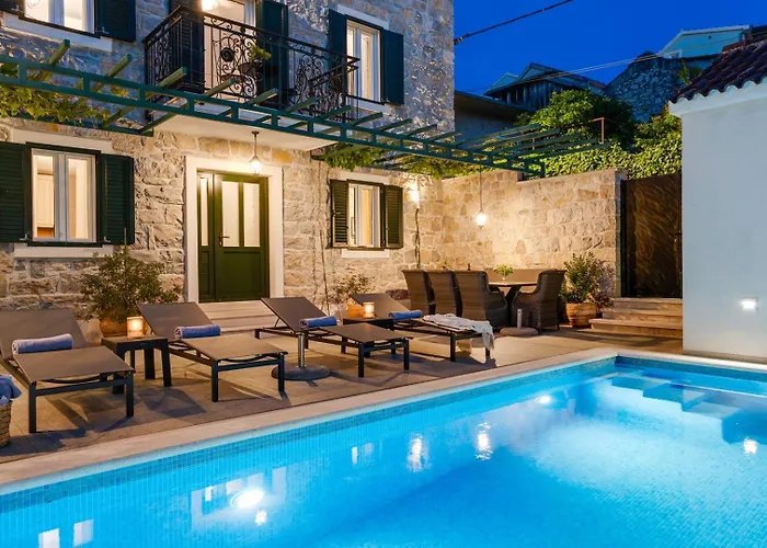 Filipetti In Center, 4 En-suite Bedrooms Charming Stone House, Heated Private Pool, 600m From Villa *